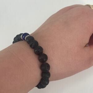 Handmade pumice stone bracelet